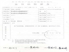 监督检验报告